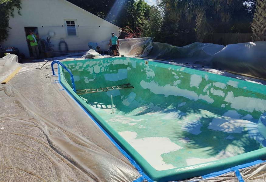 Emergency pool repair