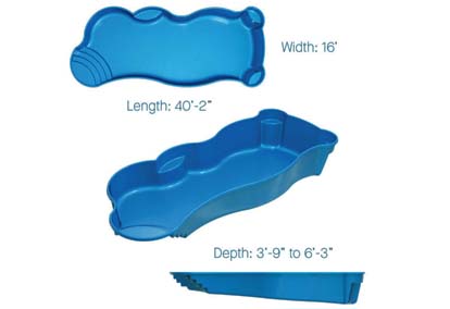 Latham Fiberglass Pool Shapes Synergy 