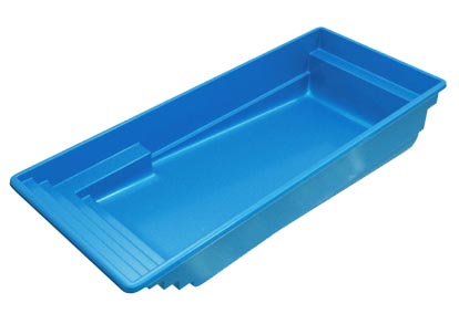 Latham Fiberglass Rectangular Shaped Pools Claremont 